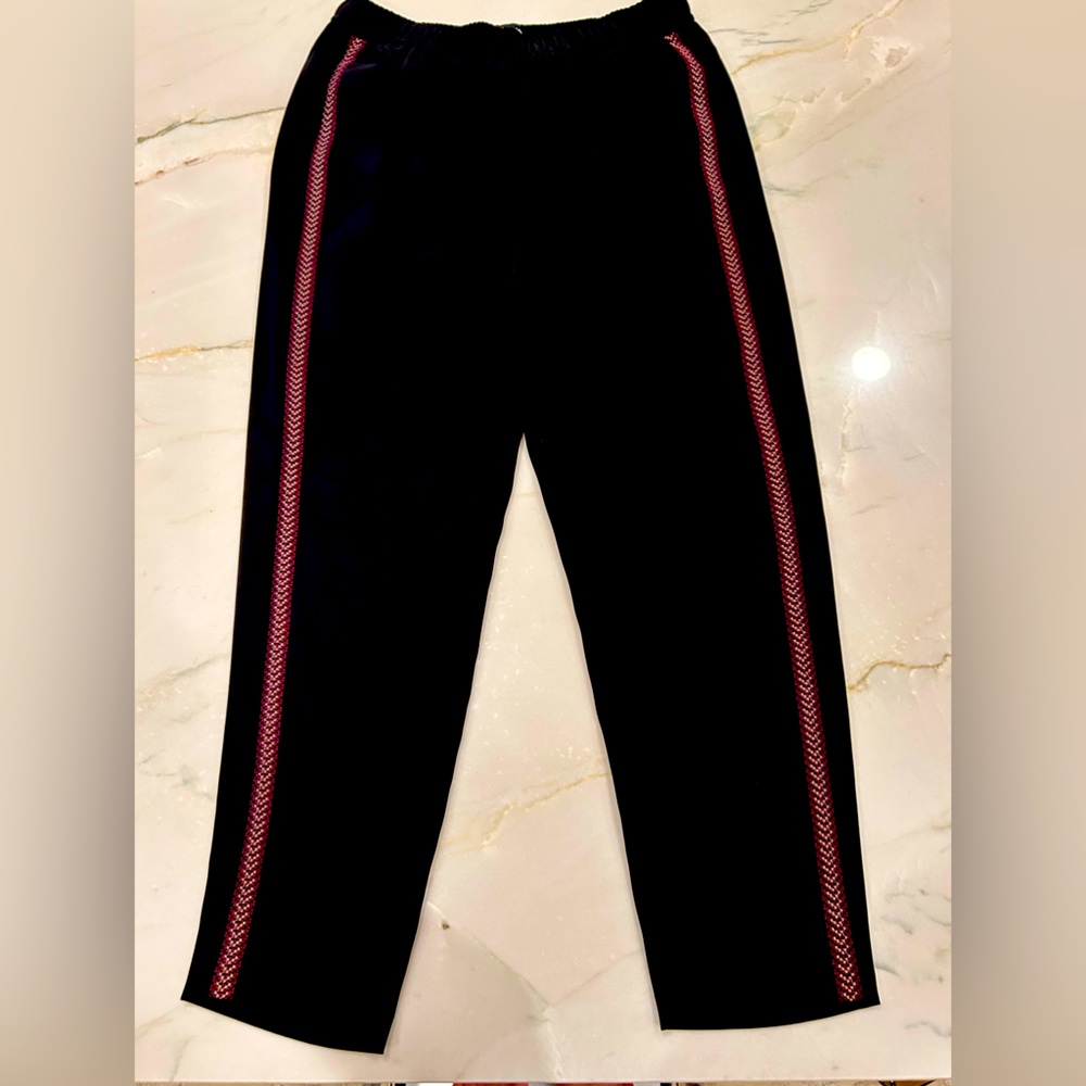 Madewell Elastic Waist Slacks w/ Trim